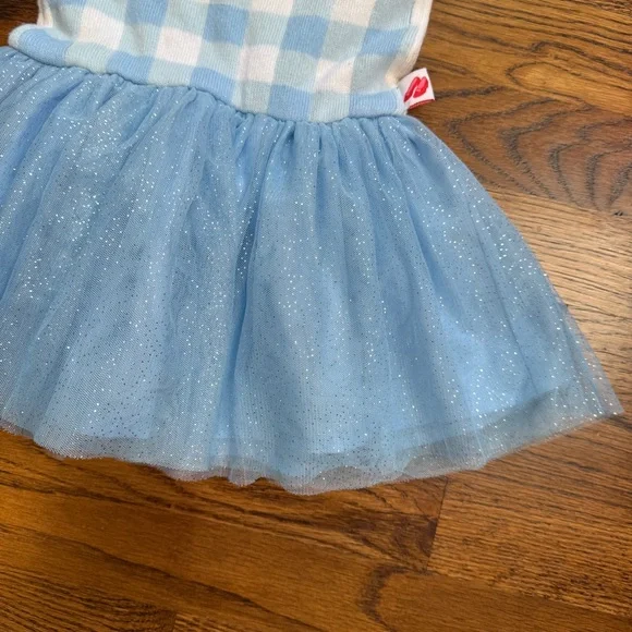 The Wizard of Oz Blue and White Checkered Dorothy Dress with Tulle Skirt 18 Mths - Picture 8 of 13